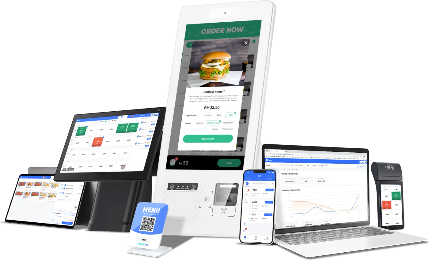 GPOS on a touchscreen till, tablet, phone, laptop and handheld
